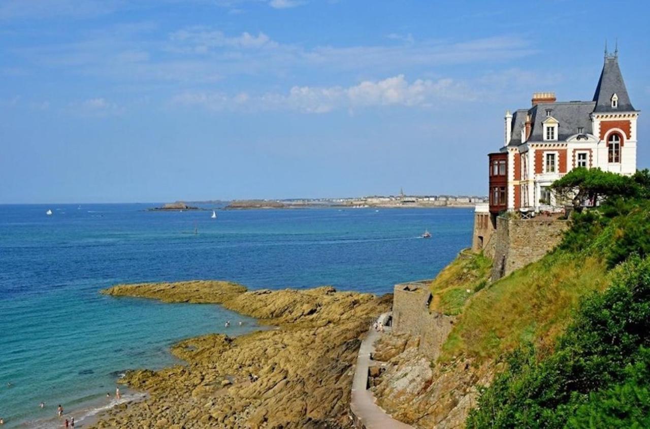 Homard&Fox, Le Féart, Studio avec terrasse&barbecue Dinard Esterno foto